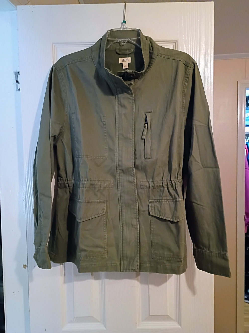 a.n.a Men's Olive Green Field Jacket